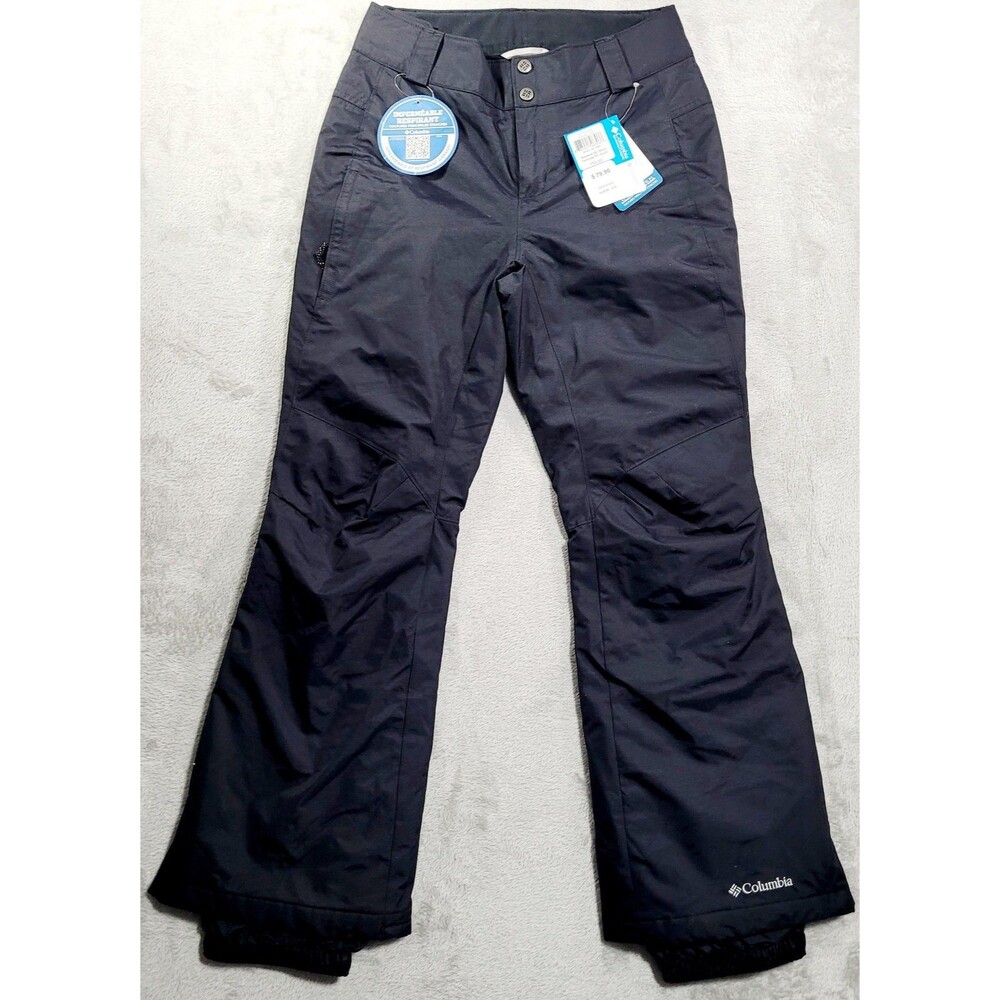Columbia Arctic Trip Snow Pants Womens XS Short Black Omni-Tech Waterproof Ski